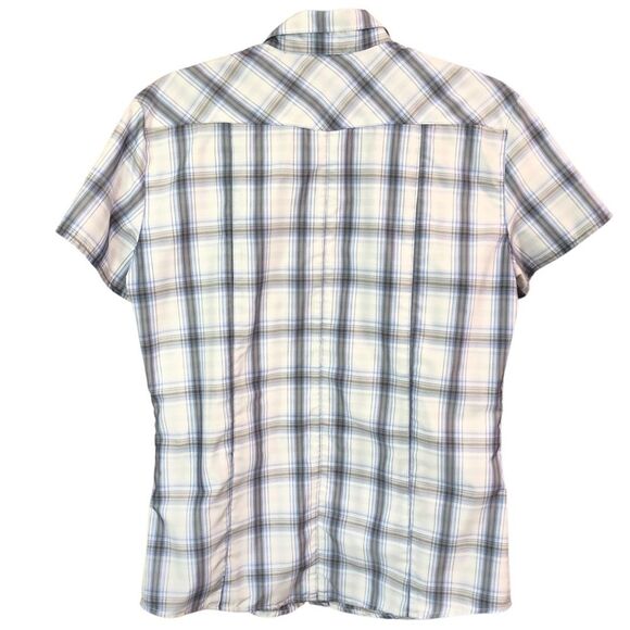 Kuhl Women’s Plaid Ionik Short Sleeve Button Up Shirt - Picture 3 of 6